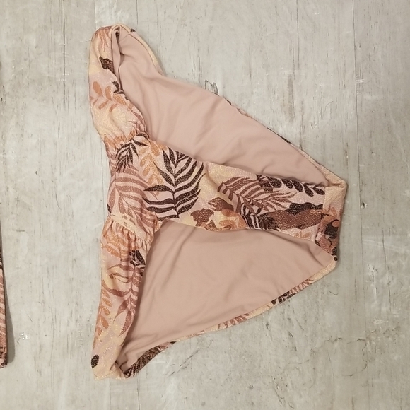 💕L*SPACE💕 Shimmer Bikini Set: Siren Top + Sol Classic Bottom Small S NWT - Picture 4 of 9